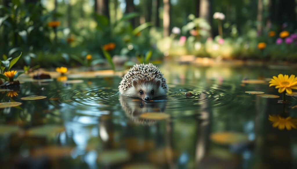 Bedeutung des Schwimmens für Igel