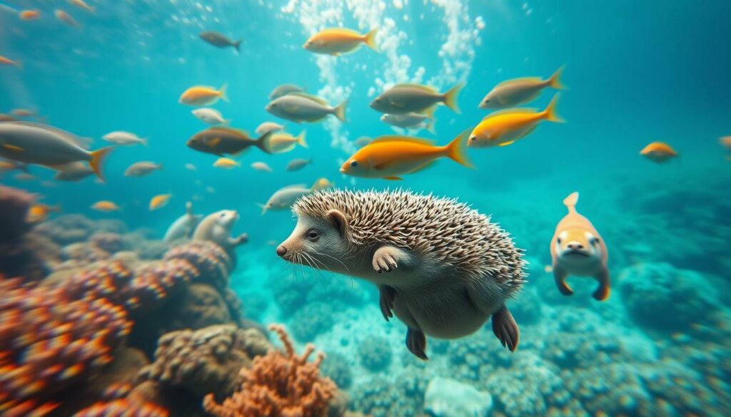 Schwimmen im Tierreich