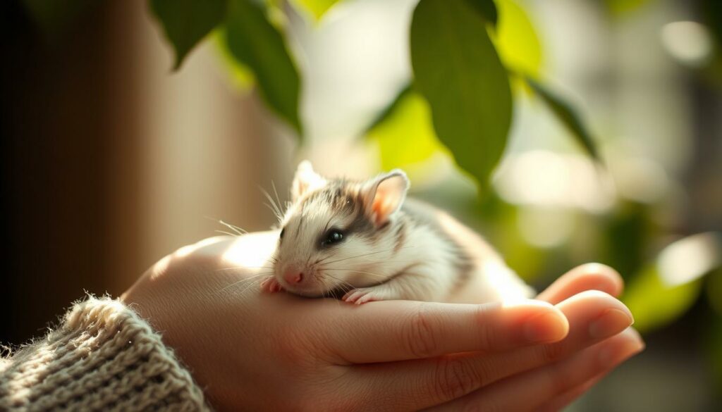 emotionale Unterstützung beim Abschiednehmen eines Hamsters