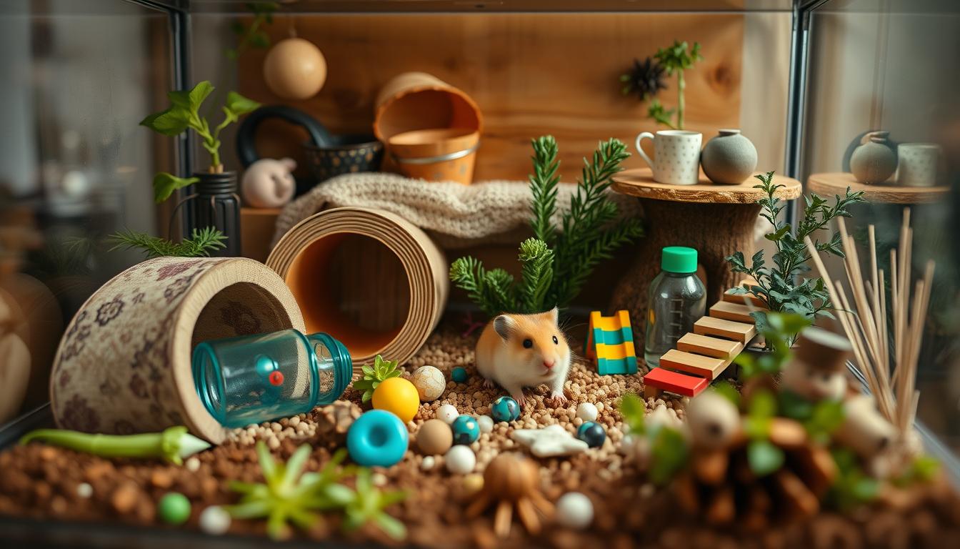 hamster terrarium einrichten