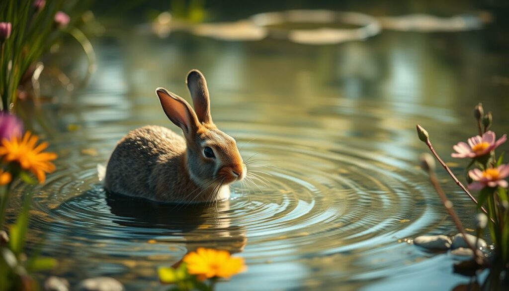 können hasen schwimmen