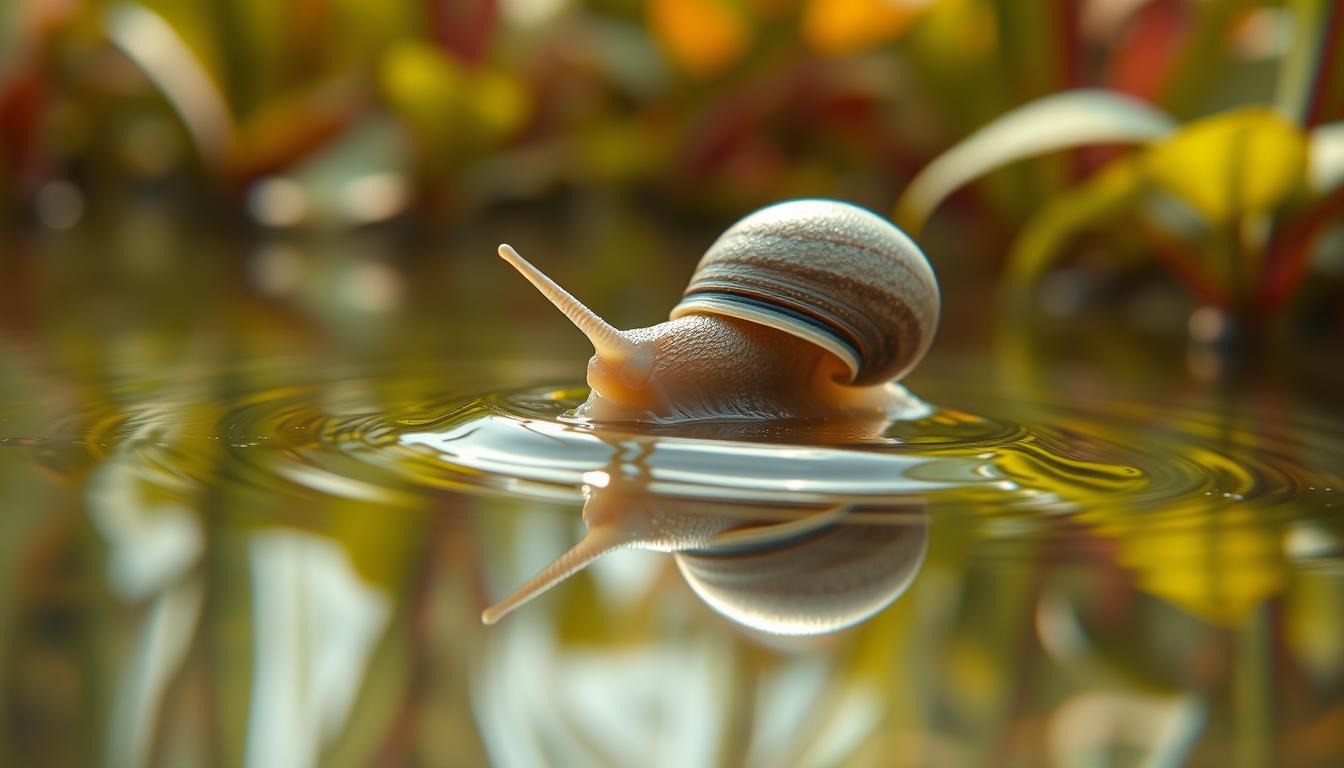 können schnecken schwimmen