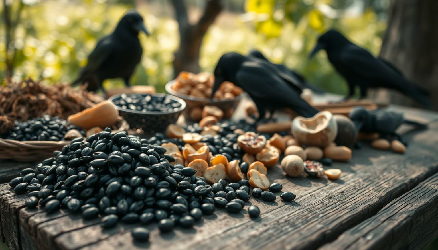 Ernährungsgeheimnisse Was fressen Raben genau?