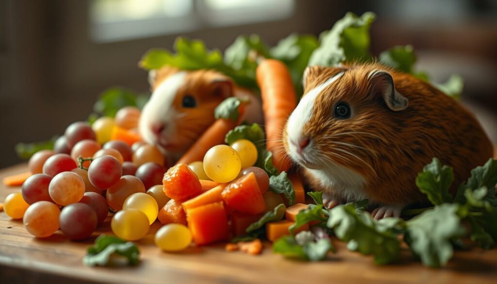 Gesunde Leckereien für Meerschweinchen