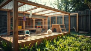 Meerschweinchen Gehege selber bauen