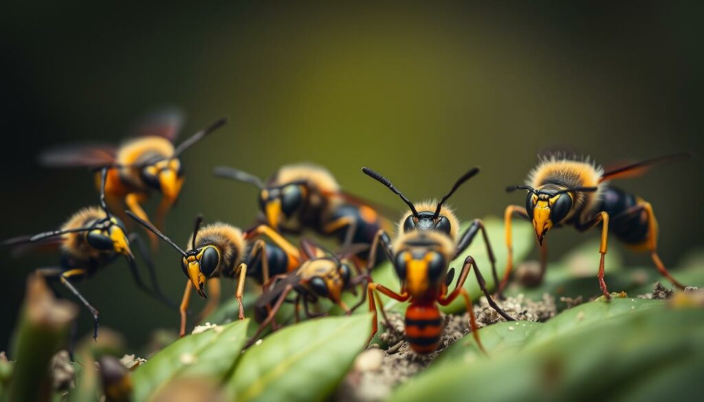 Wespenfressende Insekten