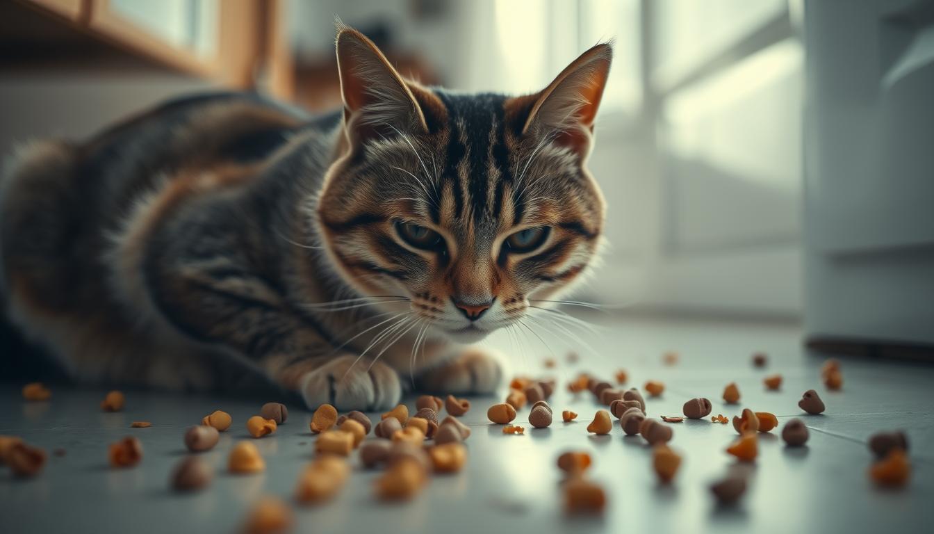 katze erbricht unverdautes futter nach stunden