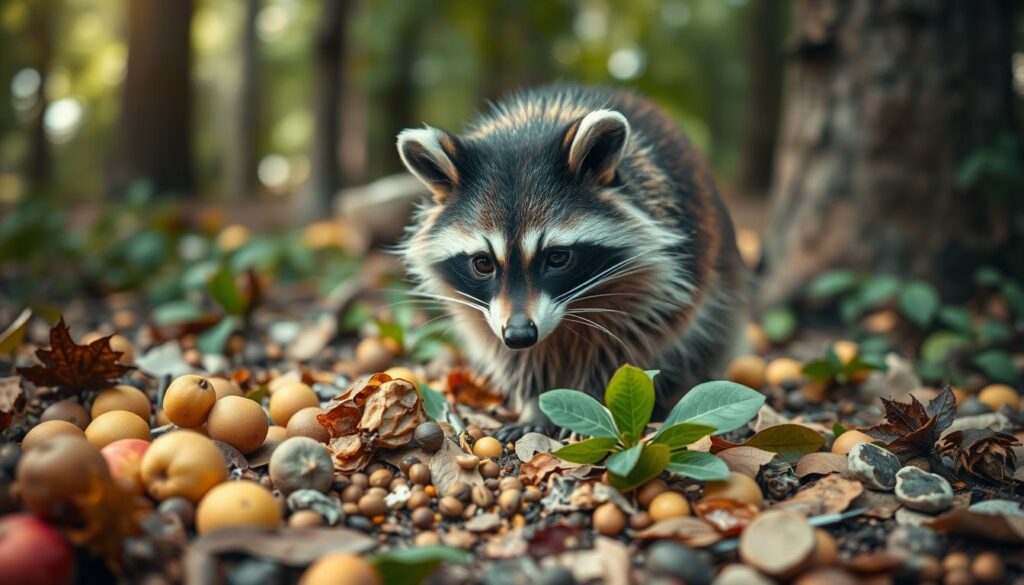 Was fressen Waschbären? Ernährung im Überblick