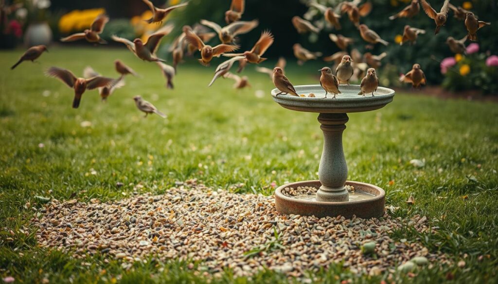 Negative Effekte der Vogelfütterung im Sommer