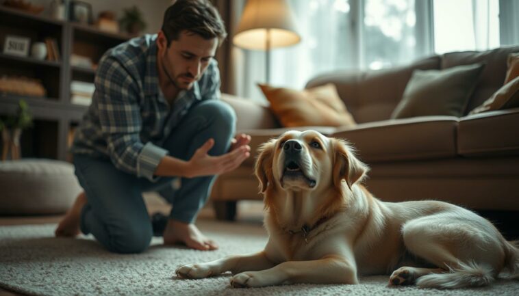 hund hustet und würgt