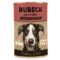 6 x 800 g | Bubeck | Büchsenfleisch mit Rind Gründer-Edition | Nassfutter | Hund